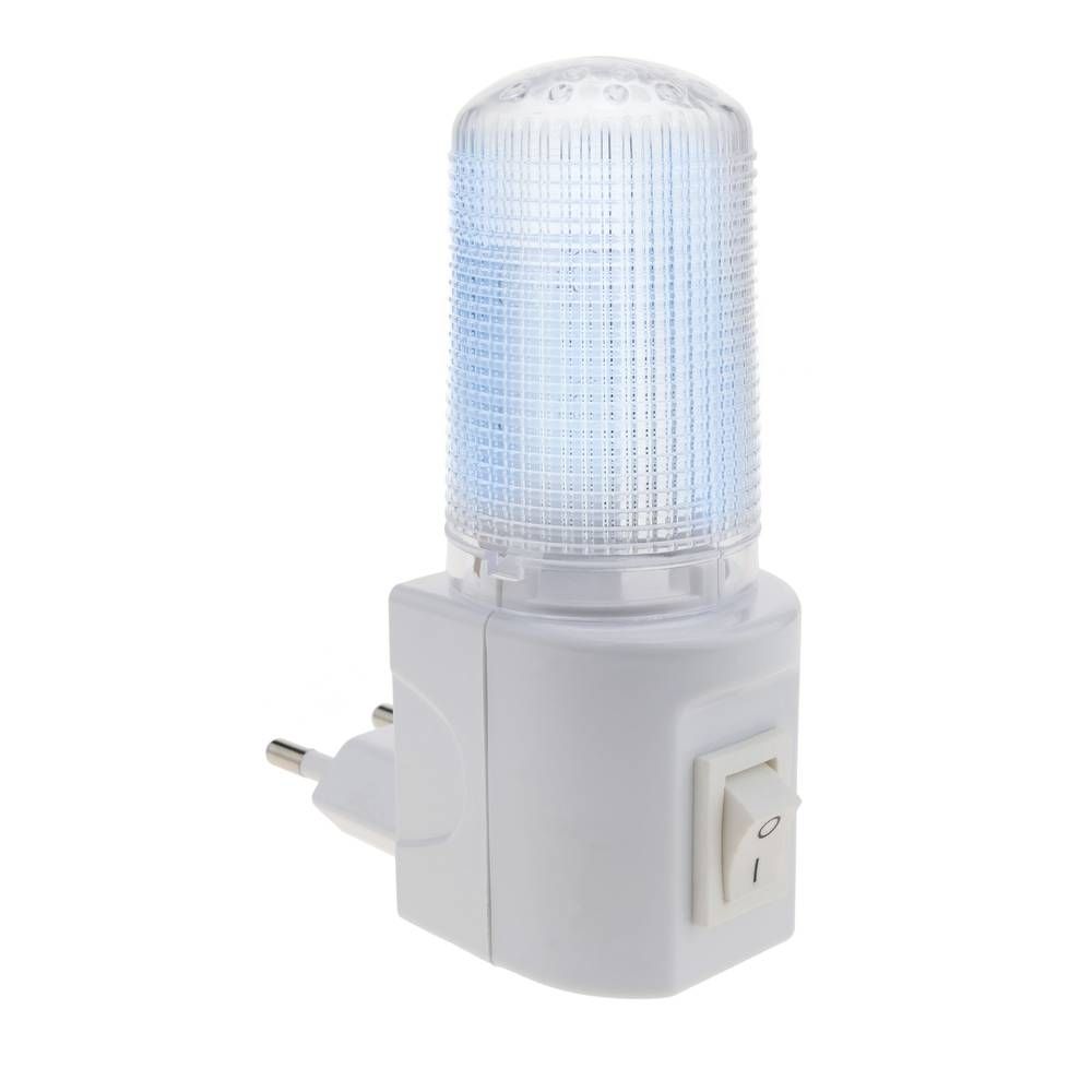 Luz De Noche Led - luz bajo consumo - Enchufe Patas Redondas