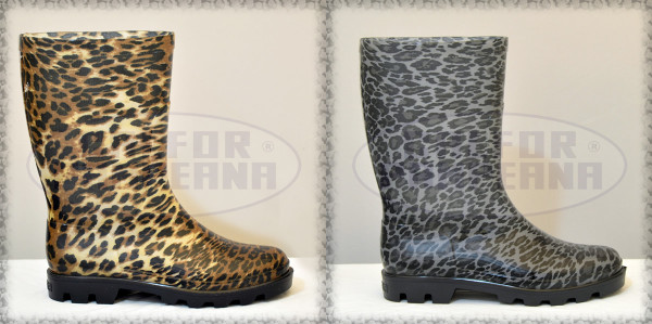 Bota de Lluvia Estampado Animal Print