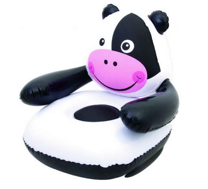 Sillon inflable cara de vaca