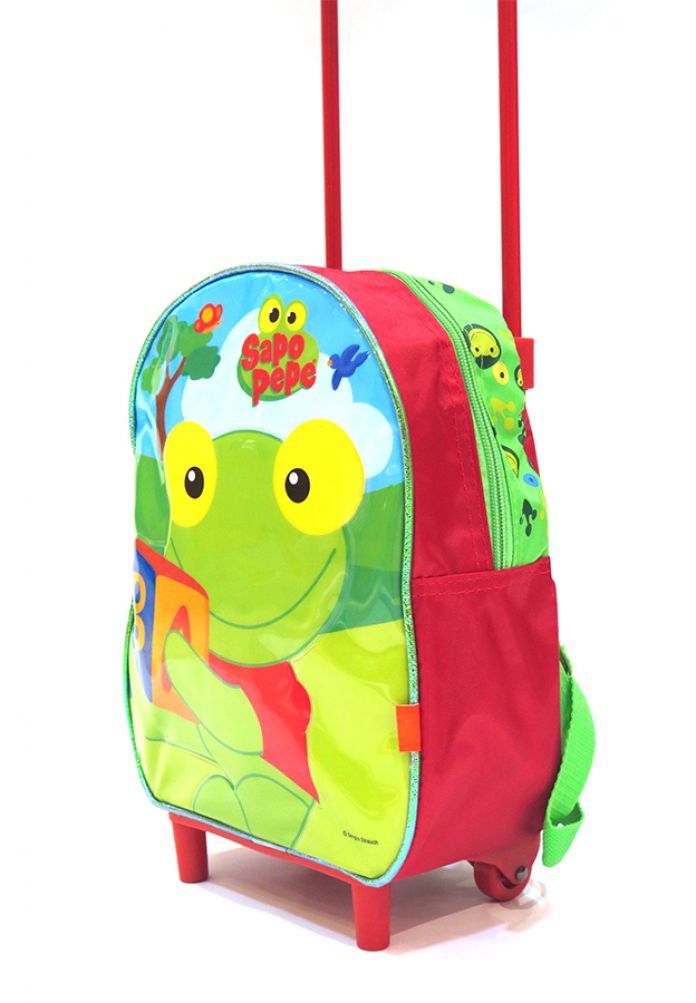 Mochila sapo pepe con carro jardin