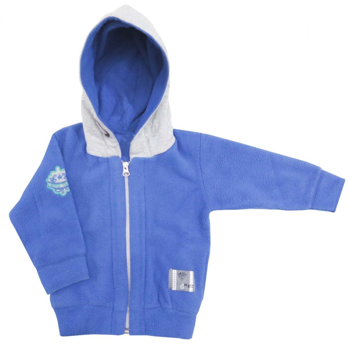 Campera Polar Capucha y Cierre