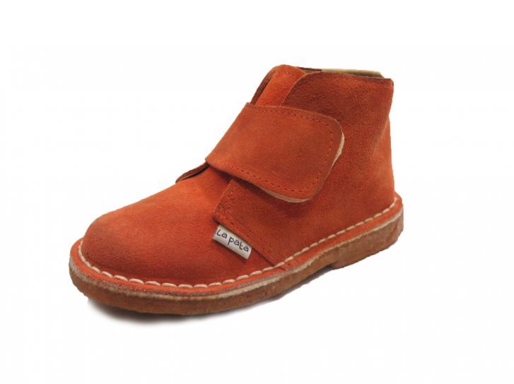 Bota Velcro Botita Gamuza Fray Mocho