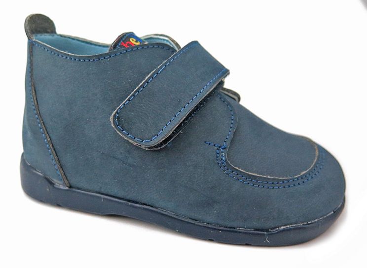 Bota Botita Nobuk Con Velcro Abrojo