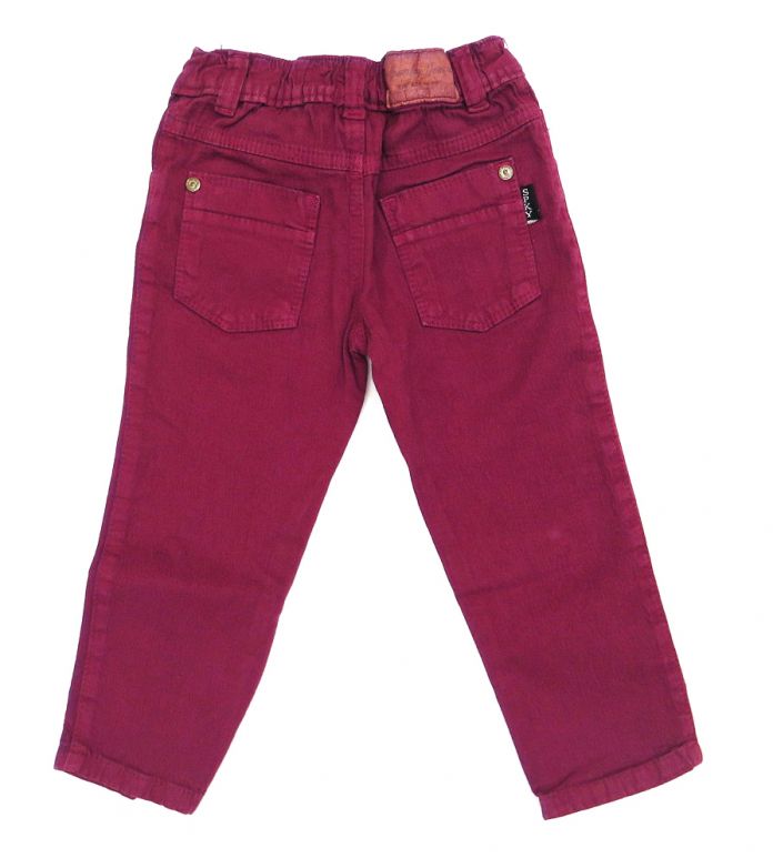 Pantalon Gabardina Con Cintura Elastizada