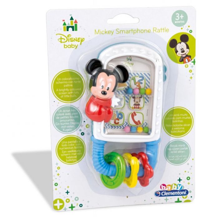 Sonajero Telefono Mickey 3 m +