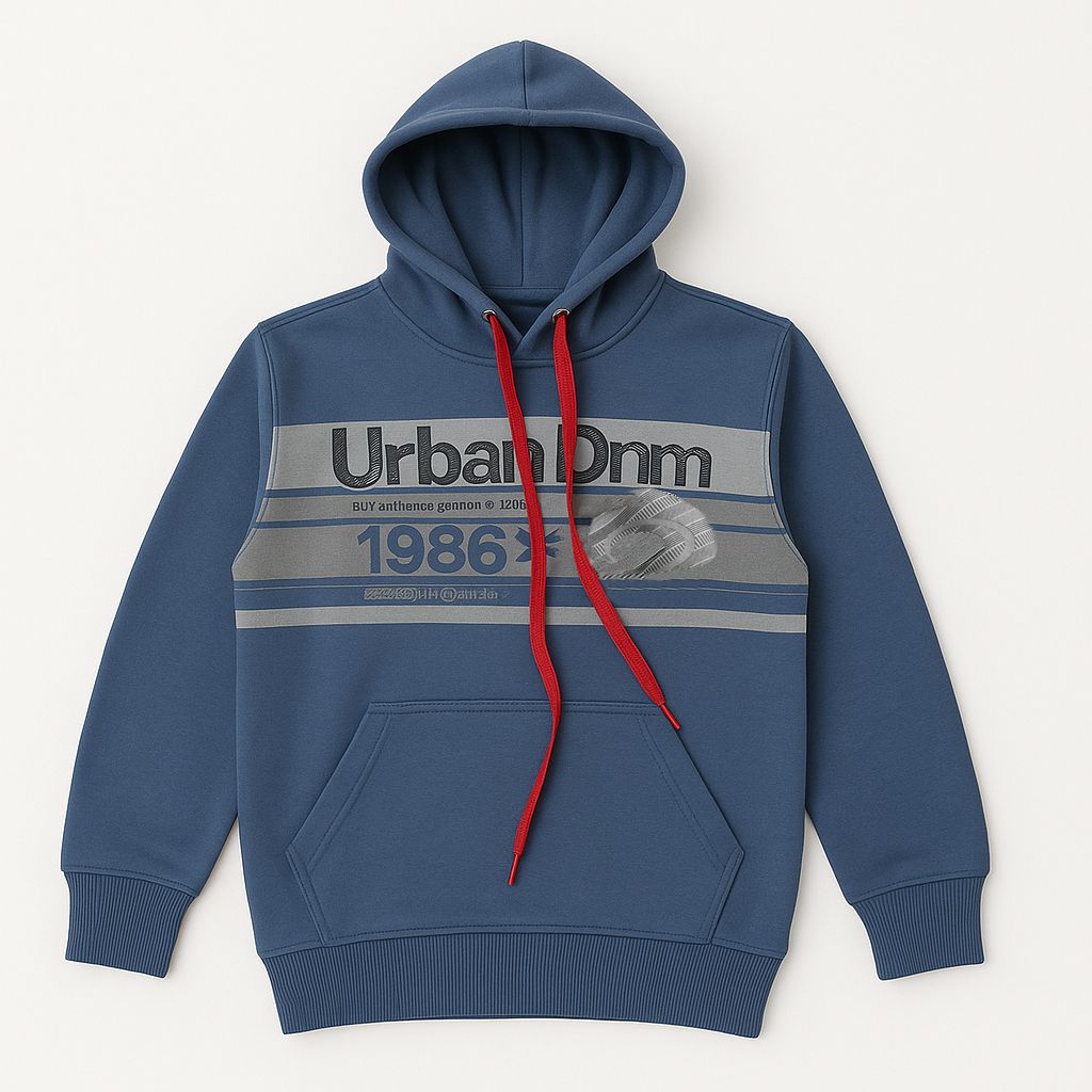 Buzo con Capucha Estampado "1986"