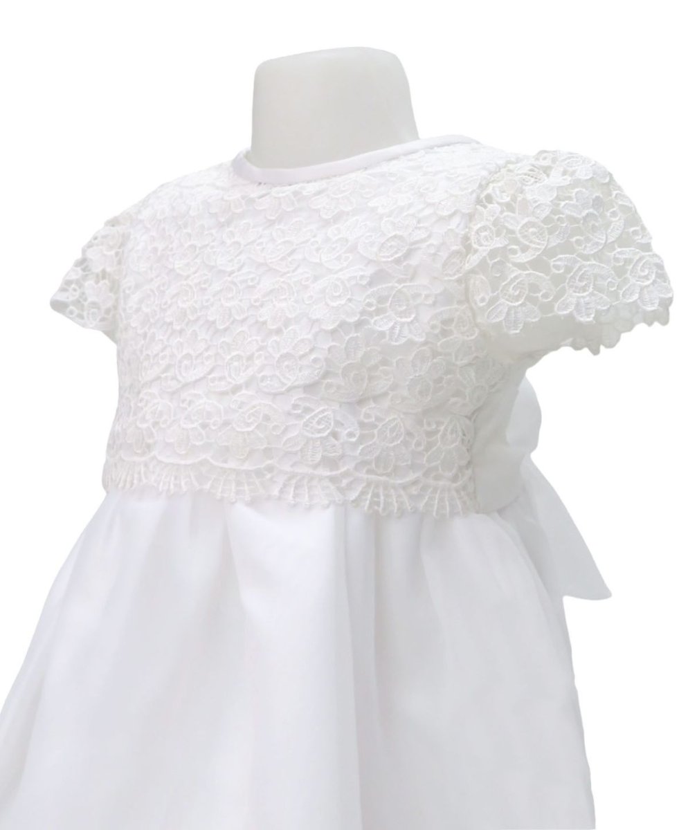 Vestido  de Bautismo  Guipur