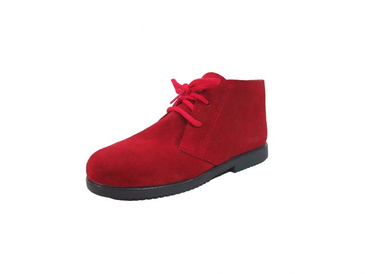 Bota de Gamuza Con Cordon