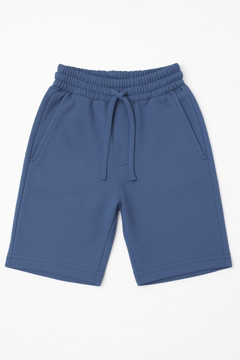 Short Bermuda Algodon Rustico Con Cintura Ajustable
