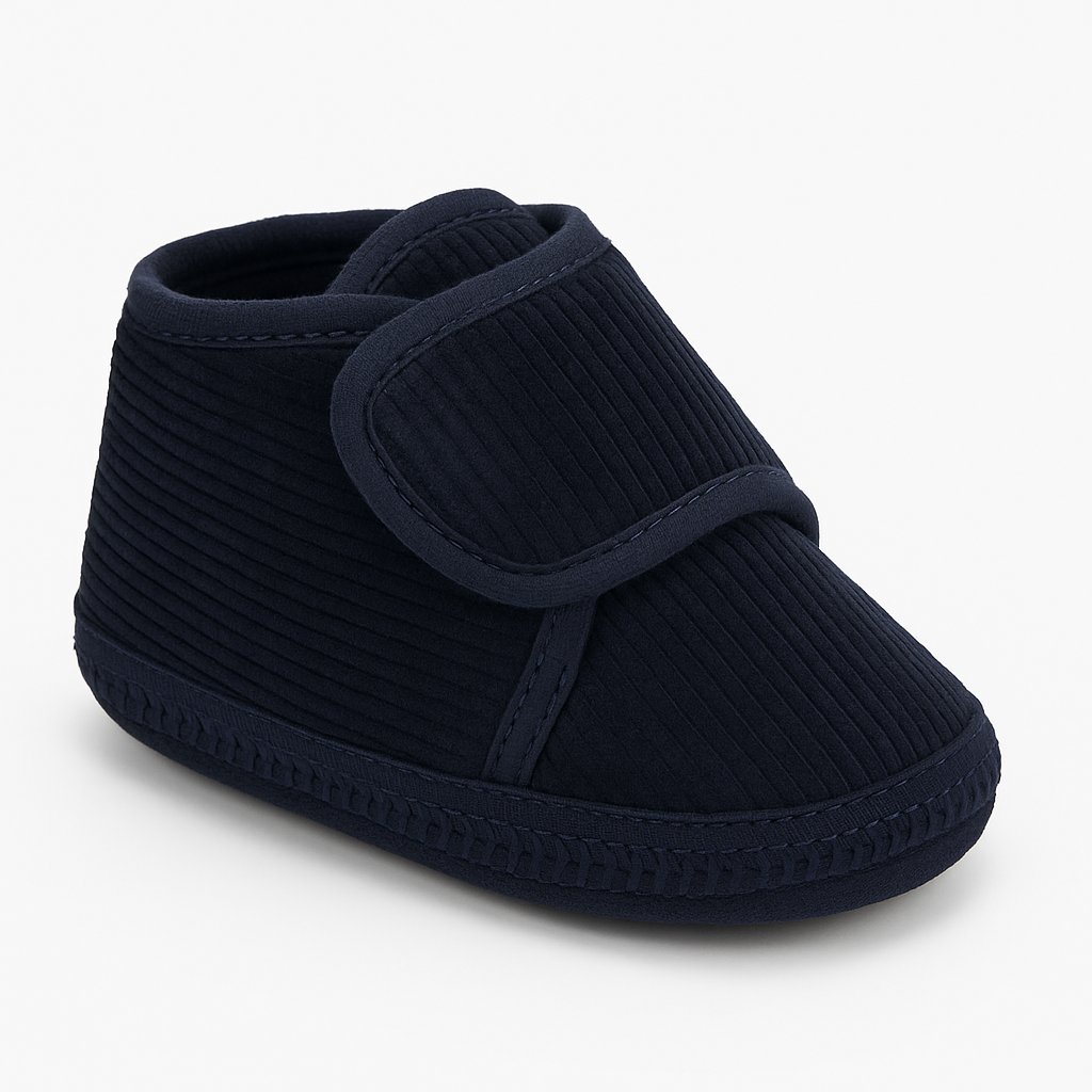 Bota Velcro Corderoy sin base Lisa Estampada