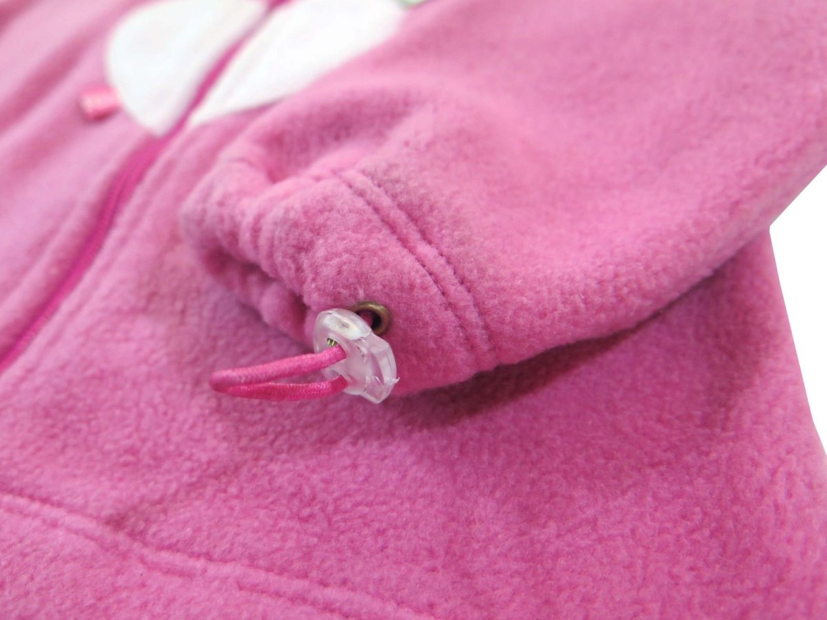 Campera De Polar Con Capucha - Aplique Corazon