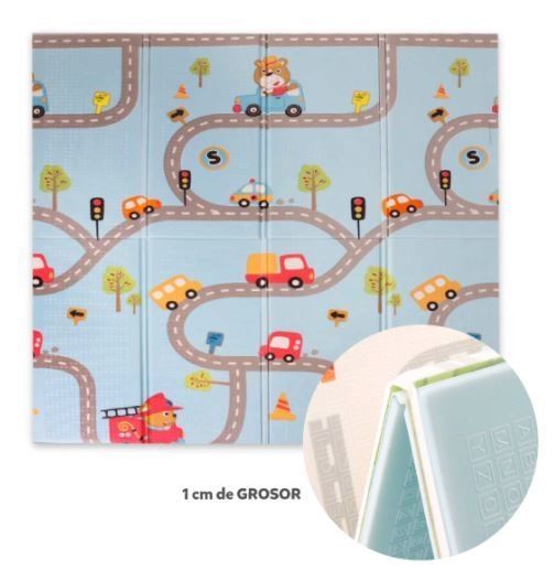 Alfombra Antigolpes Plegable Infantil Reversible 180Cm X 160Cm