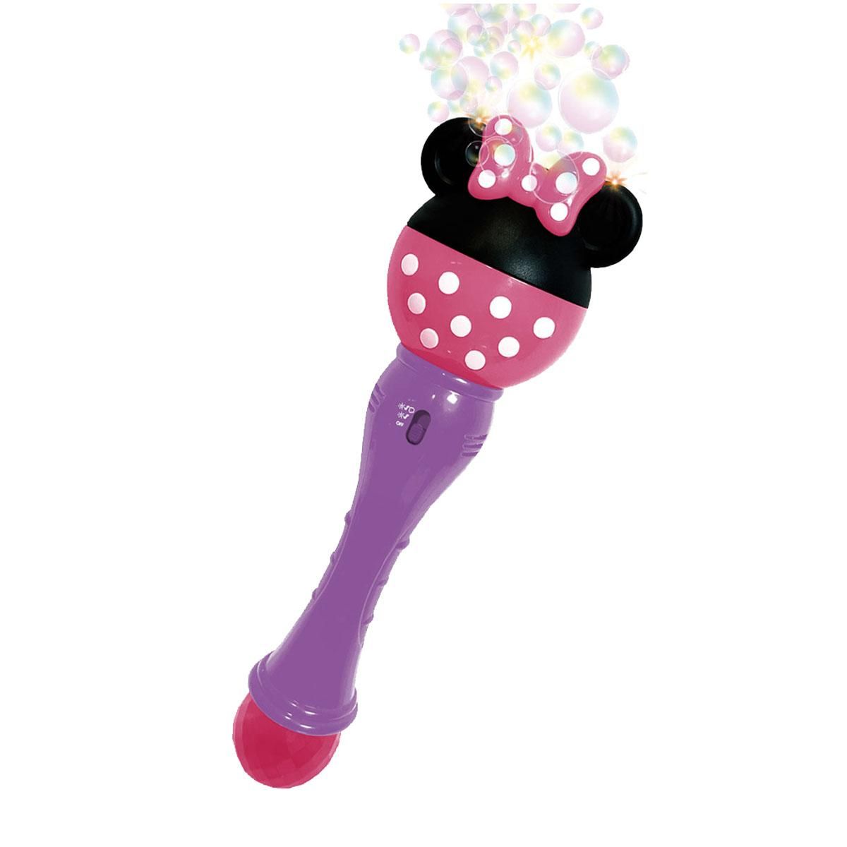 Minnie Mouse Varita De Burbujas - Bubble Wand - Con Luz Y Melodia