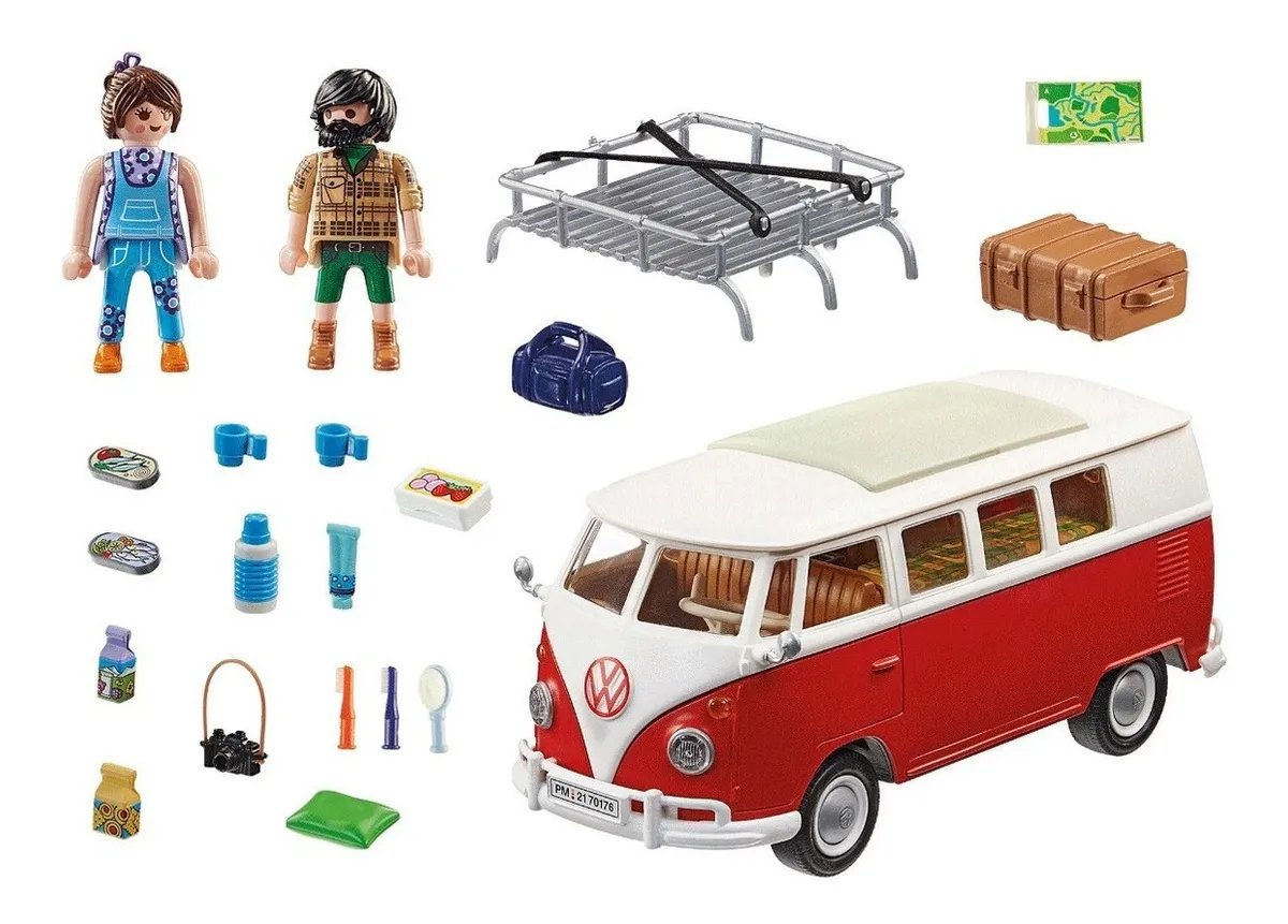 Volkswagen T1 Camping Bus - 74 Piezas