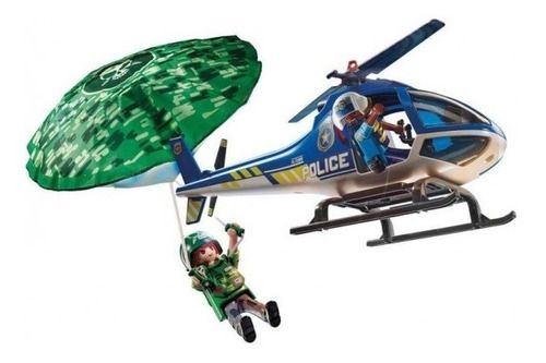 Helicóptero de Policía Persecucion