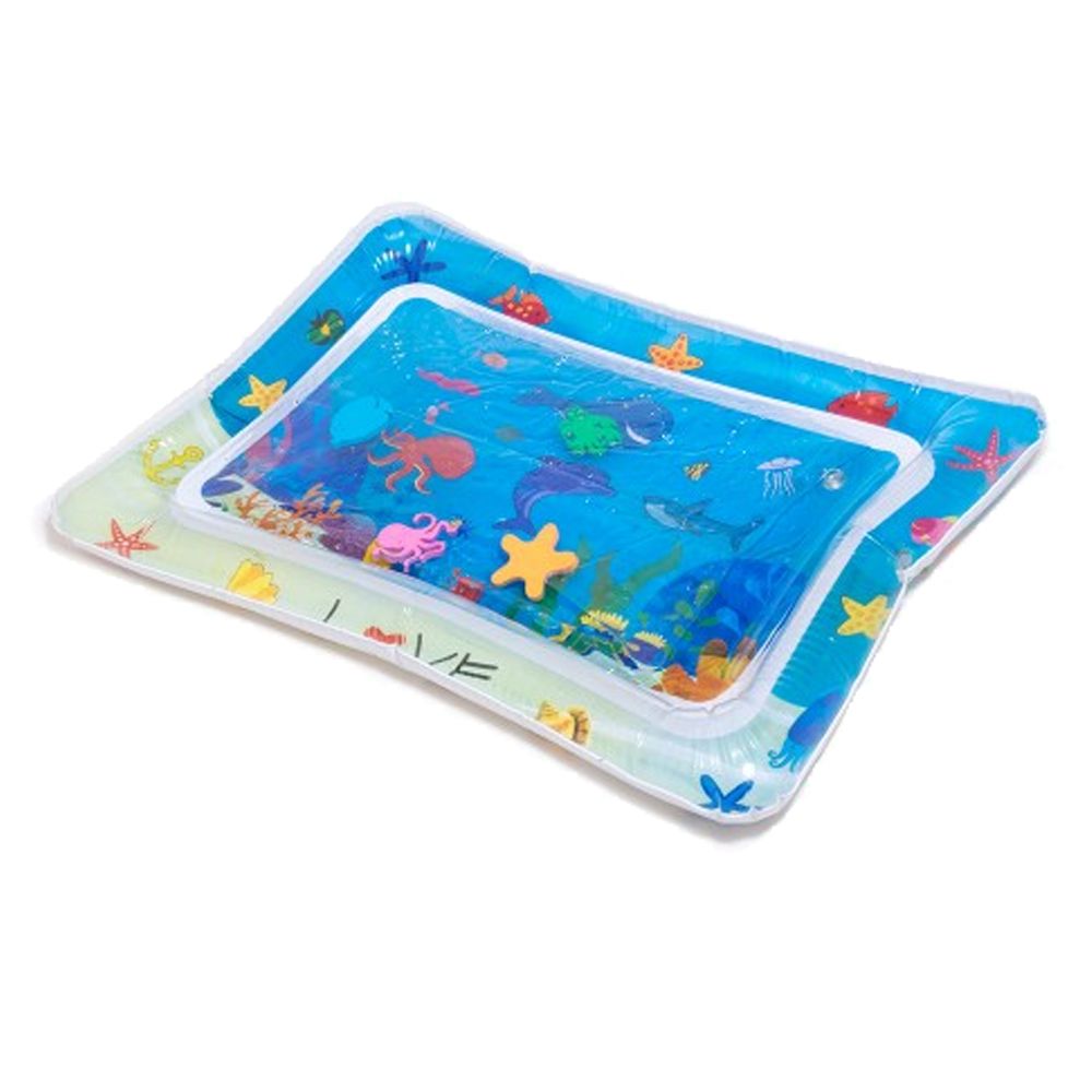 Manta didactica bebe inflable con agua