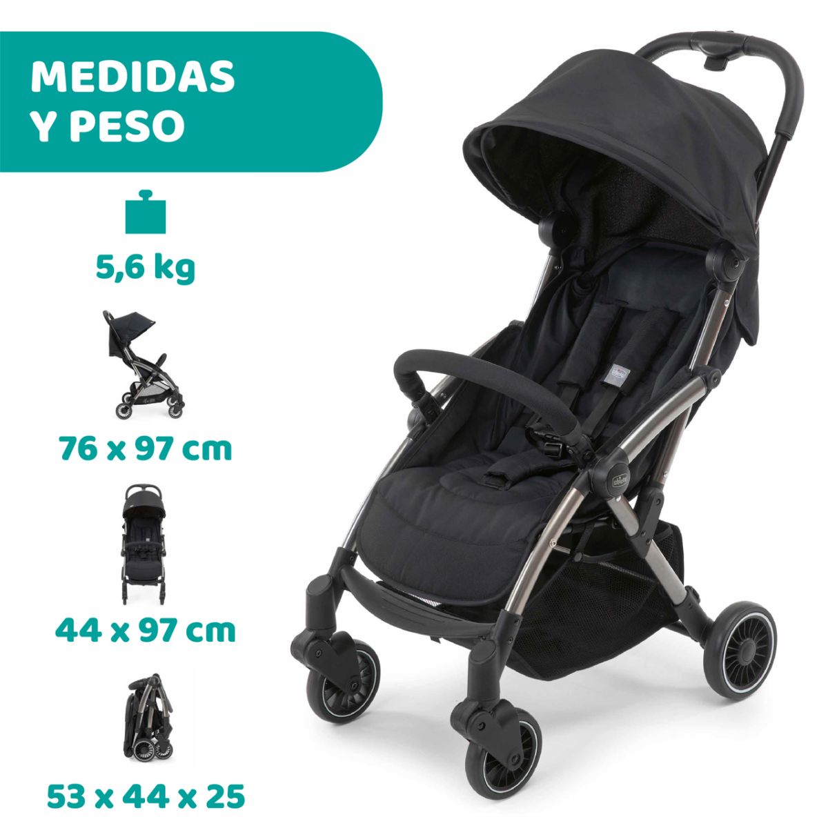 Cochecito De Paseo Cheerio Plegado Automatico