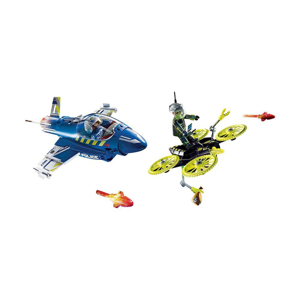 Jet de Policía - Persecución del Dron