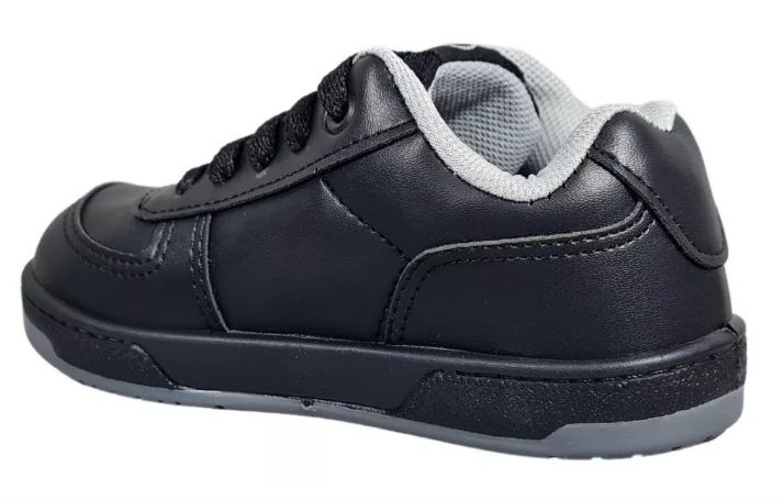 Zapatilla Cuerina Colegial Con Cordon