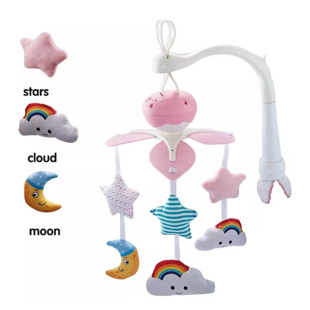 Cunero Movil Bebe Musical 2 En 1