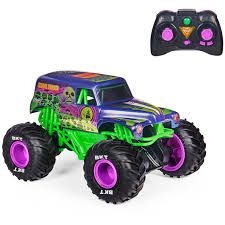 Monster Jam - Vehiculo Monster Truck Freestyle Force Grave Digger A Radio Control Escala 1:15