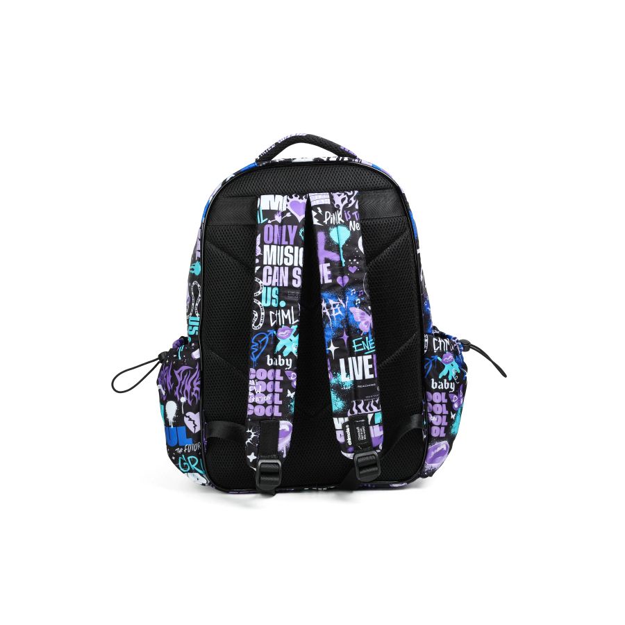 Mochila Espalda Holo Punk Purple - 18 Pulgadas