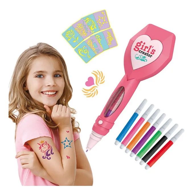 Set Para Hacer Tatuajes - Girl's Creator Tattoo Art Pens