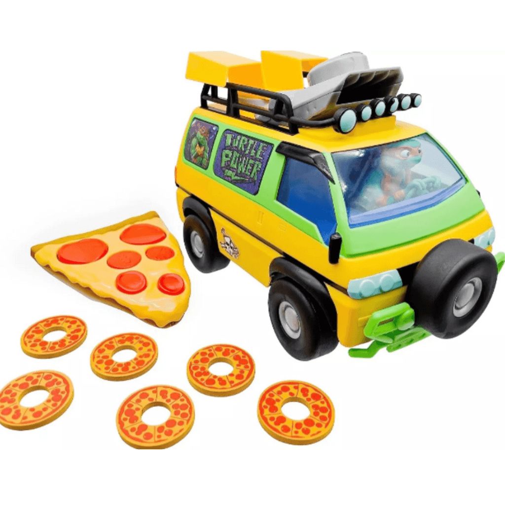 Vehiculo Auto Lanza Pizzas Tortugas Ninja A Radio Control - Pizza Blaster