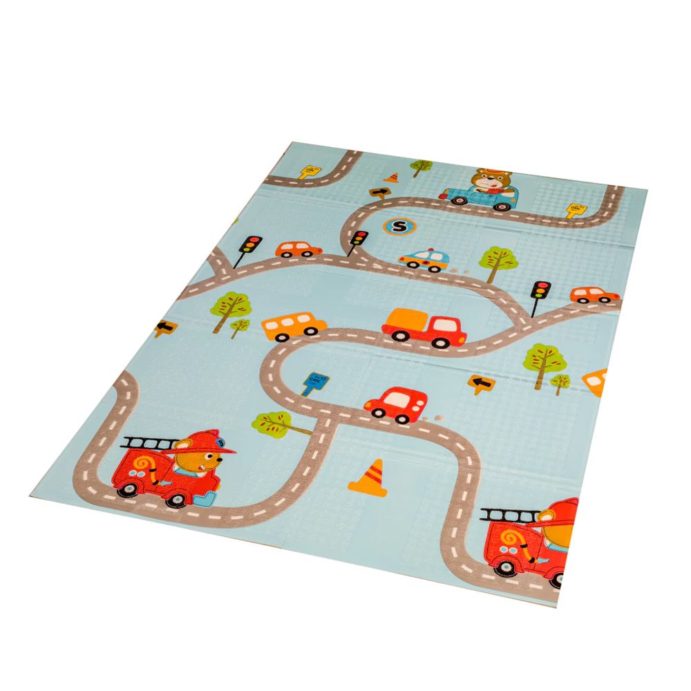 Alfombra Antigolpes Plegable Infantil Reversible 180 Cm X 120 Cm X 0.8 Cm
