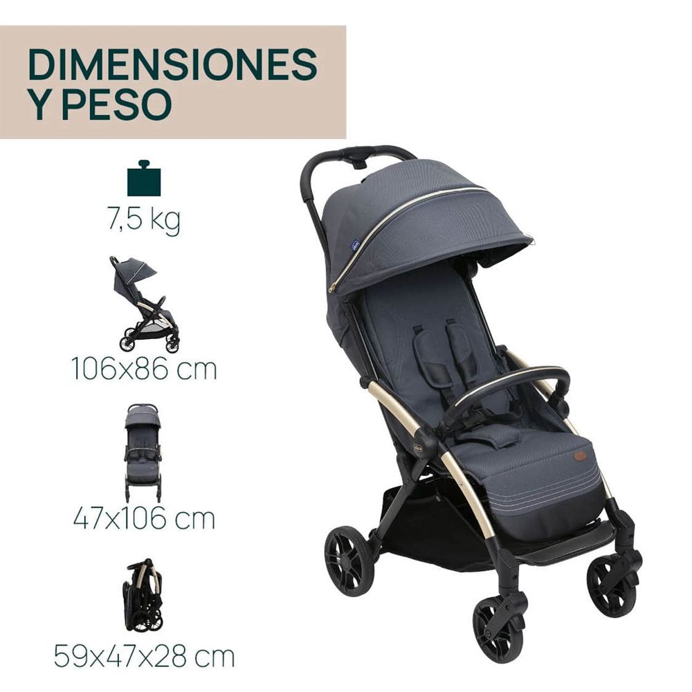 Goody XPlus Cochecito Ultracompacto Con Plegado Automatico
