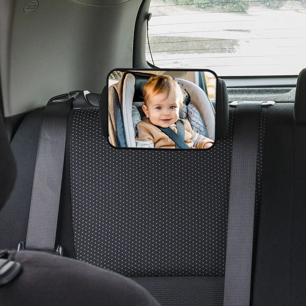 Espejo Retrovisor Rectangular Para Auto Asiento Trasero