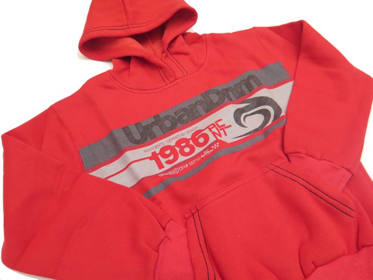 Buzo Frizado con Capucha Estampado "1986"