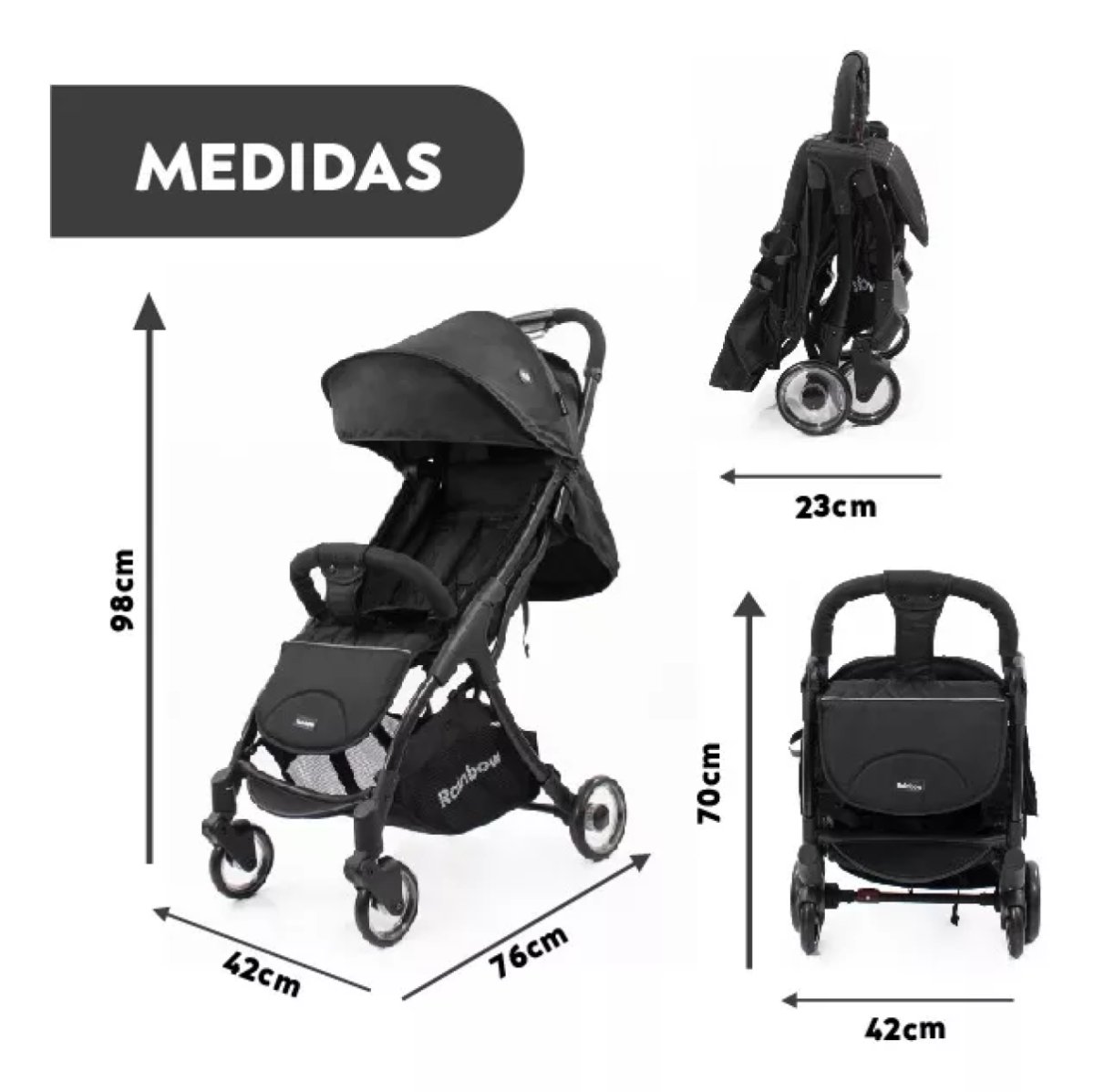 Cochecito De Paseo Cloe Ultracompacto Ultralivano