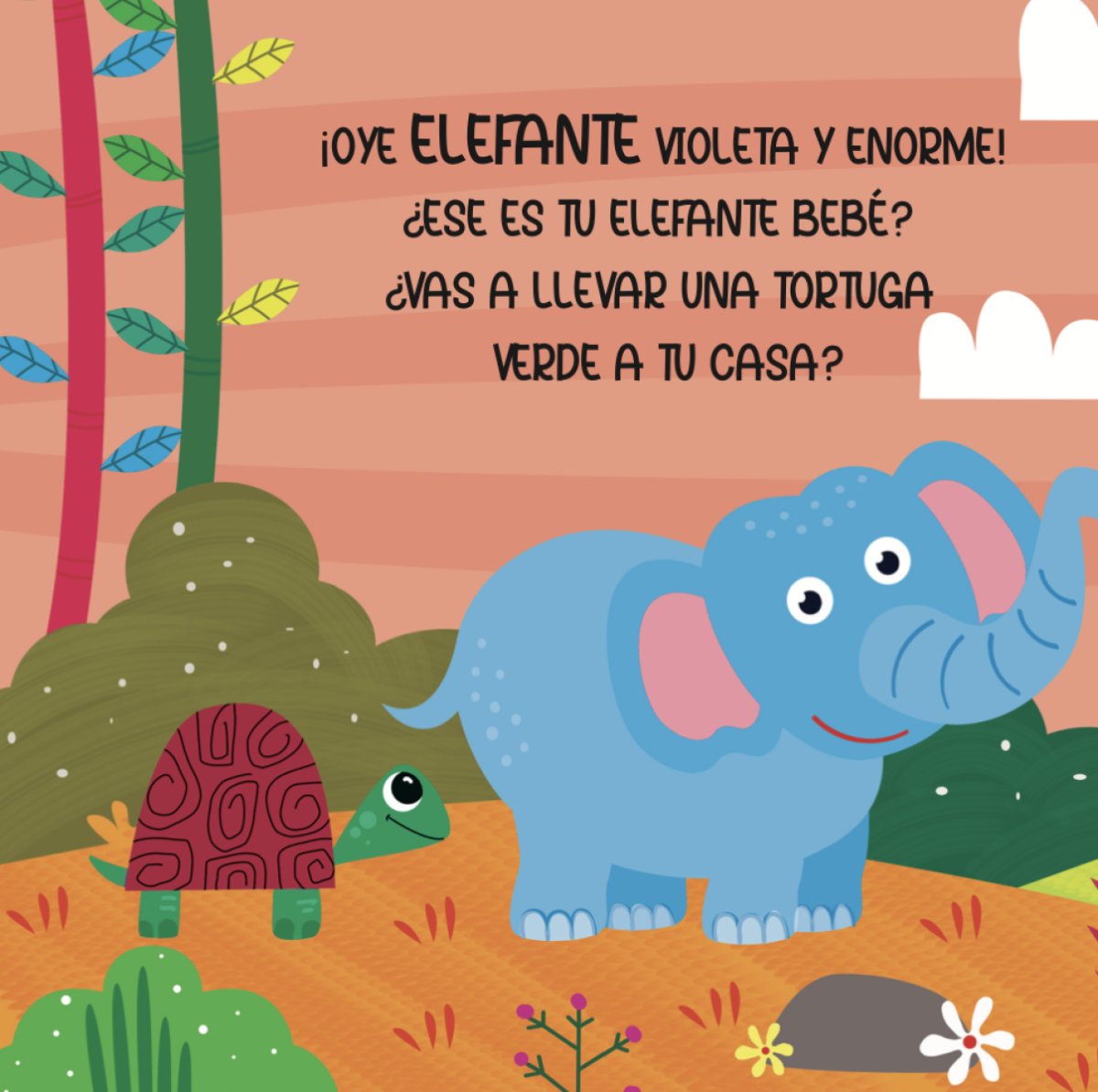 Libro Amigos De La Selva - Tapa Dura - 5 Piezas De Encastre - Imprenta Mayúscula