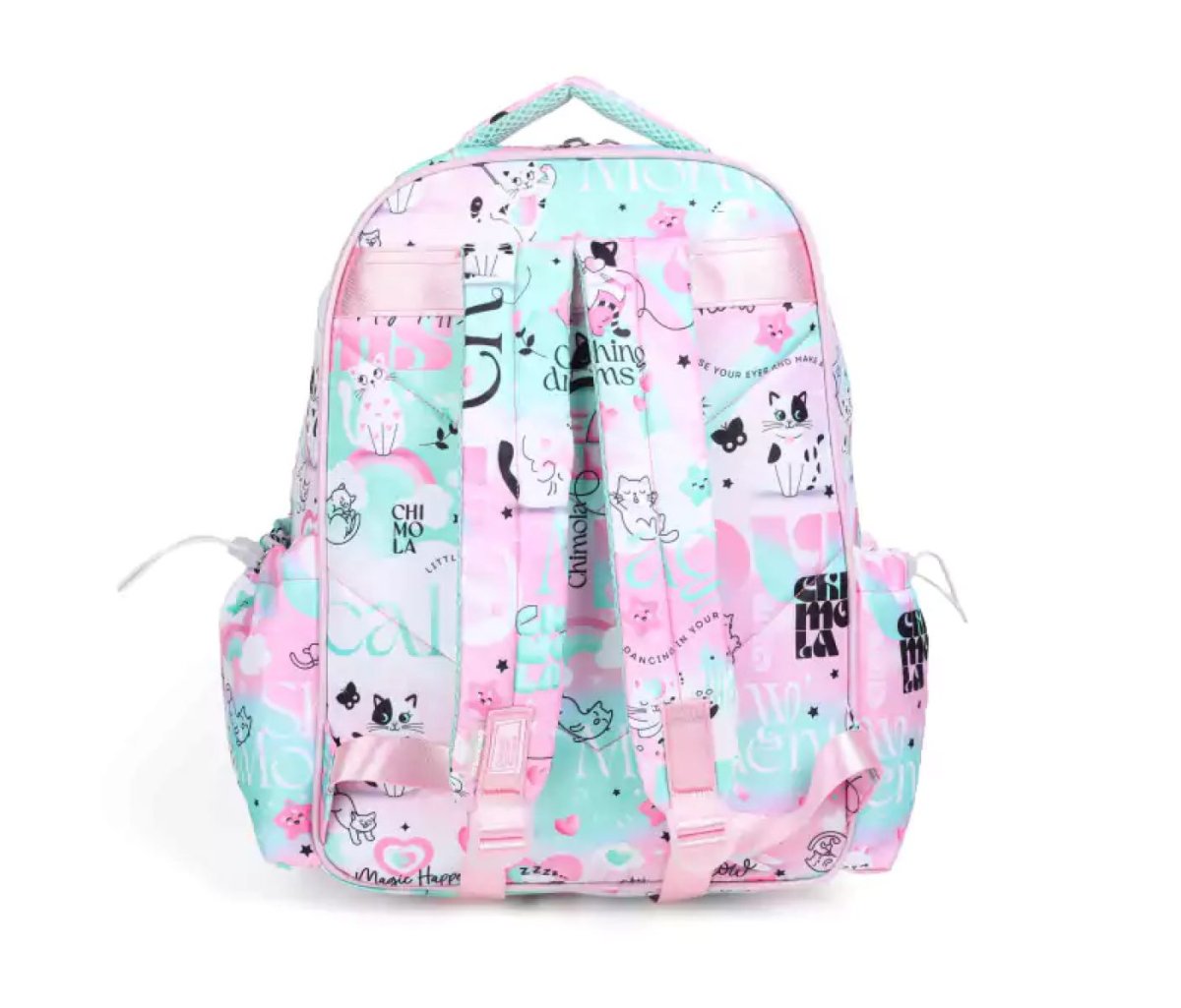 Mochila Espalda Trama Pouch Cat Gatito - 16 Pulgadas