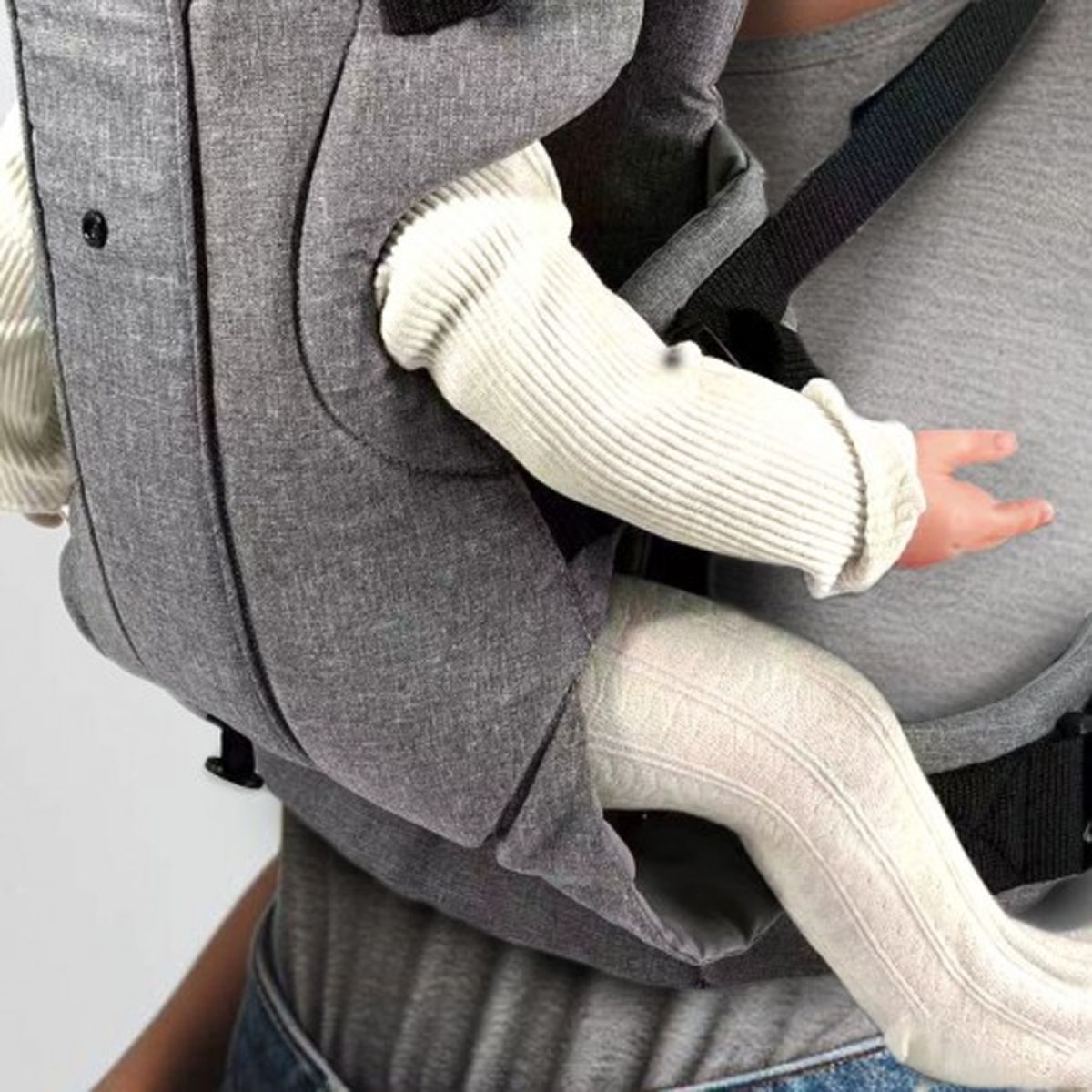 Mochila Portabebe Con Soporte De Piernas 0 A 15 Kg.