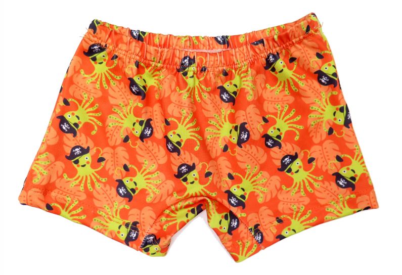Malla De Baño Short De Lycra Estampado Marino