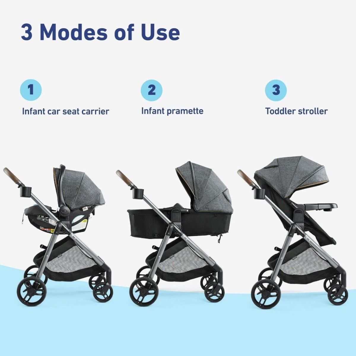 Cochecito Travel System Graco Modes Trio