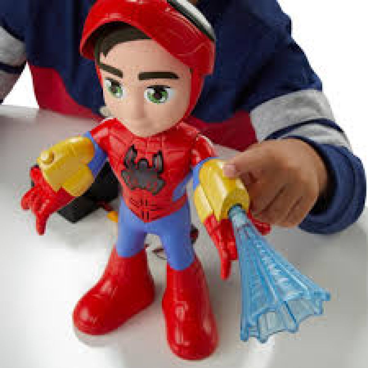 Figura Muñeco Traje Electronico De Spidey - Luz Y Sonido - Máscara Rectráctil - Spidey Y Sus Sorprendentes Amigos - Spiderman