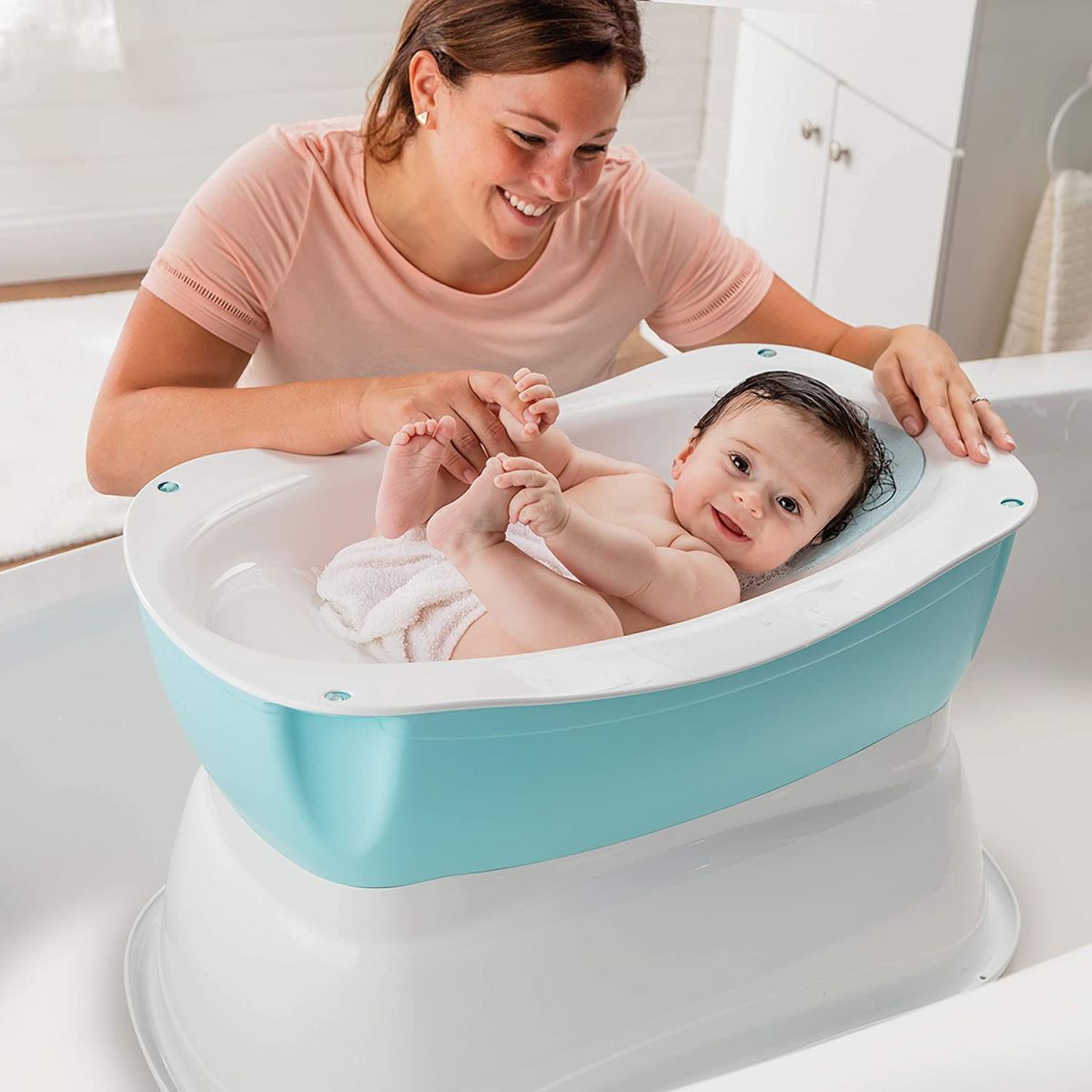 Bañera Right Height con soporte, Step y altura regulable