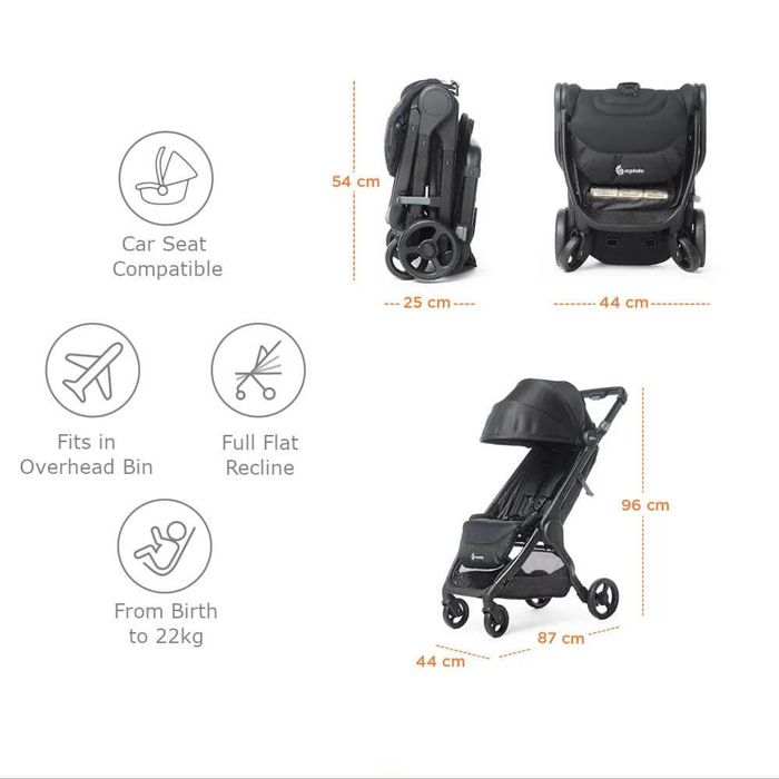 Cochecito Ultracompacto Metro+ con huevito Cybex