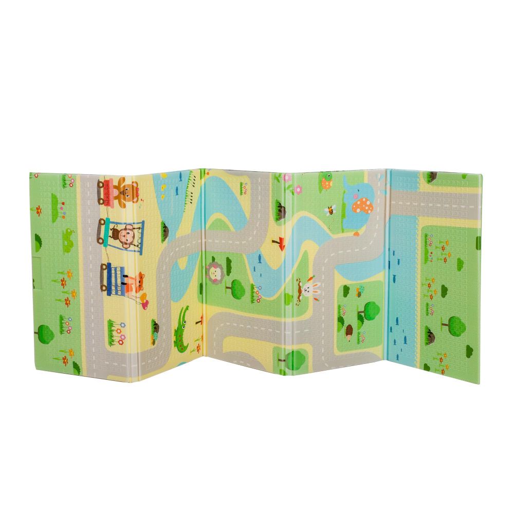 Alfombra Antigolpes Plegable Infantil Reversible 180 Cm X 120 Cm X 0.8 Cm
