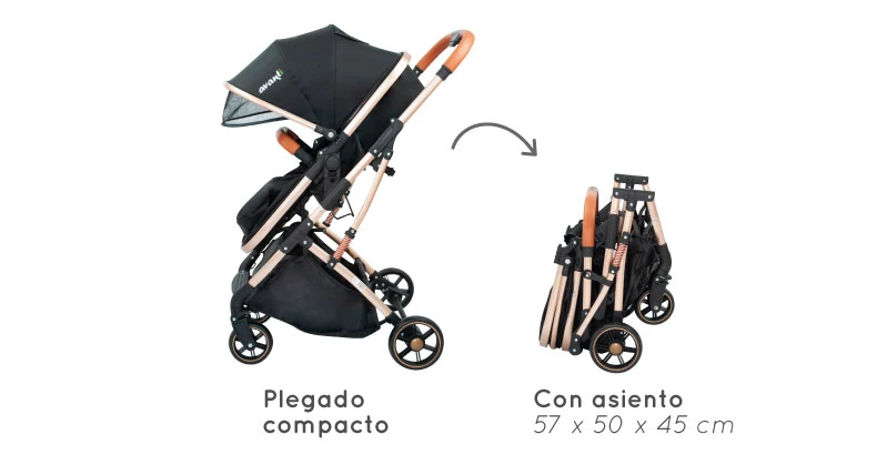 Cochecito Compacto 2 En 1 Ibiza Moises