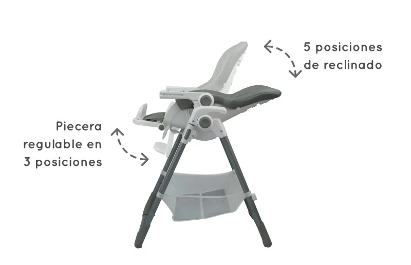 Silla De Comer Con Alturas Y Reclinado Snack