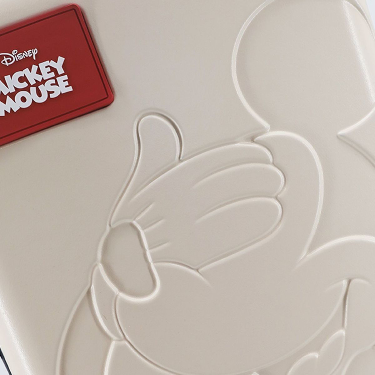 Valija Carry On Mickey Mouse Bajo Relieve - 20 Pulgadas - 100% ABS