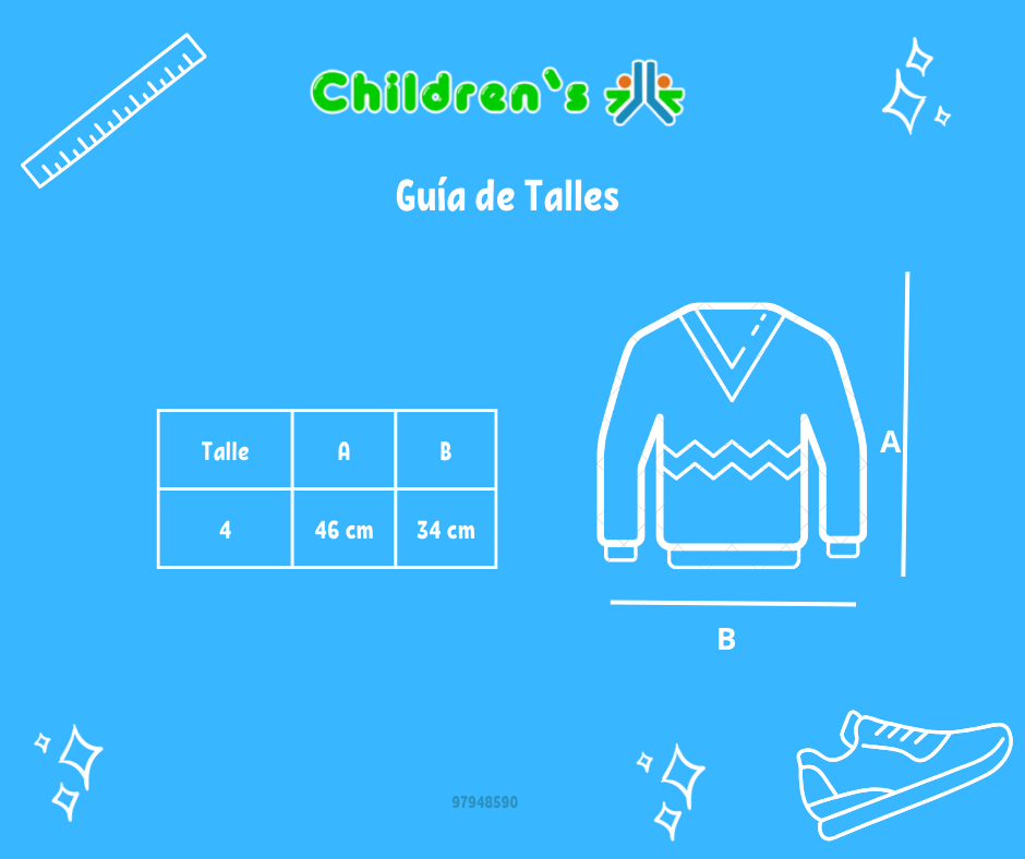 Tabla de talles — Pullover Tejido Con Cuello Smocking