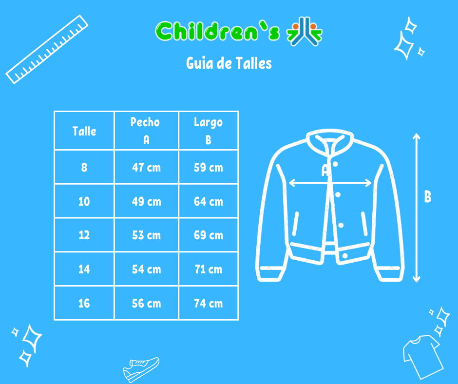 Tabla de talles — Gaban Cuero