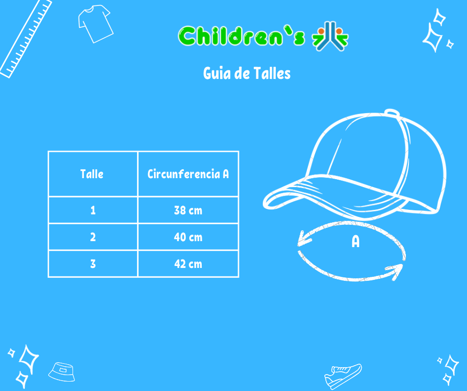 Tabla de talles — Gorro Cap De Jean Con Elatico
