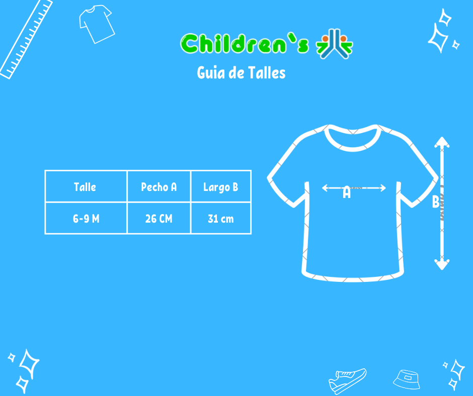 Tabla de talles — Musculosa Estampada Palmera