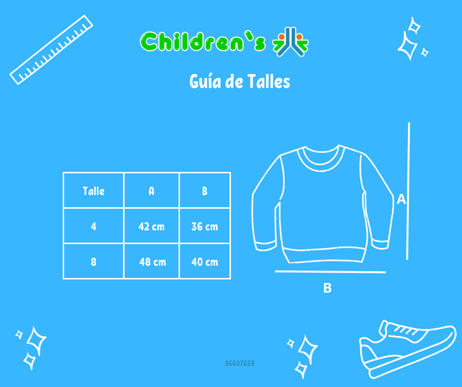 Tabla de talles — Buzo Frisa Camuflado